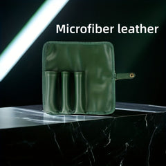 PU Microfiber Leather Case 3 Cigars Portable Travel Cigar Bag Men