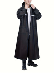Men's Lightweight Waterproof Hooded Raincoat