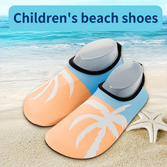 Kids' Cartoon Beach Socks Rubber Soled Swimming Shoes
