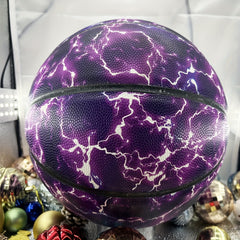 Purple Lightning Series Basketball For Daughter