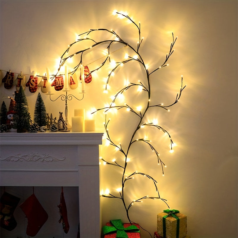 1pc DIY Vine Strip Light 1.8m USB Plug Bendable Branch Light