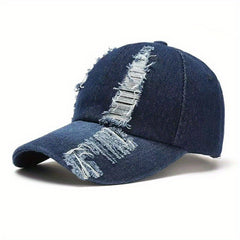 Men's Ripped Cowboy Baseball Cap Sun Hat