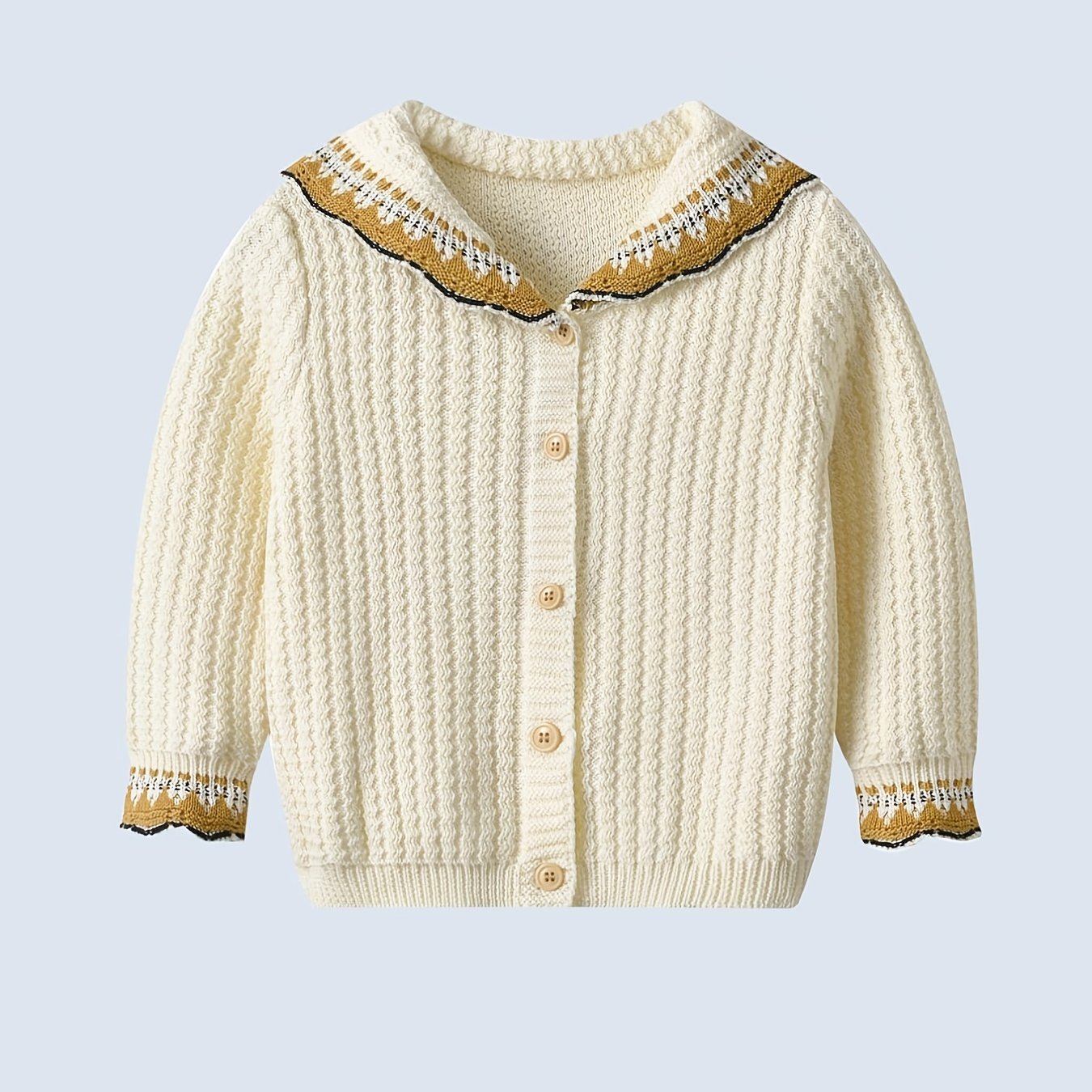 Baby Knitted Sweater Cardigan Blouse in Various Colors