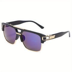 Gradient Lens Aviator Sunglasses UV400 Retro Eyewear