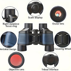 Professional 8x35mm HD Binoculars for Bird Watching Sports Events Travel Concert