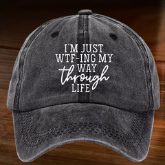 Fashionable Washed Cotton Baseball Cap Sunscreen Hat for Outdoor Activities