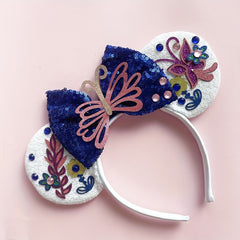 Cosplay Headdress Flower Bow Headband Mouse Ears Headbands For Party Decoration
