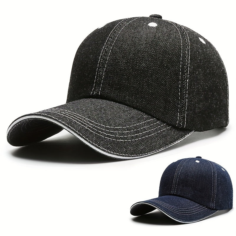 Men's Denim Baseball Cap Outdoor Sun Hat