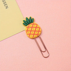 Cartoon Bookmark Paperclip Metal Clip Decorative Pin