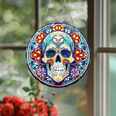Skull Pattern Artificial Diamond Painting Kit DIY 5D Diamond Art Kit