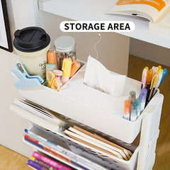 1pc Combinable Document Sorting Rack Book And Newspaper Rack