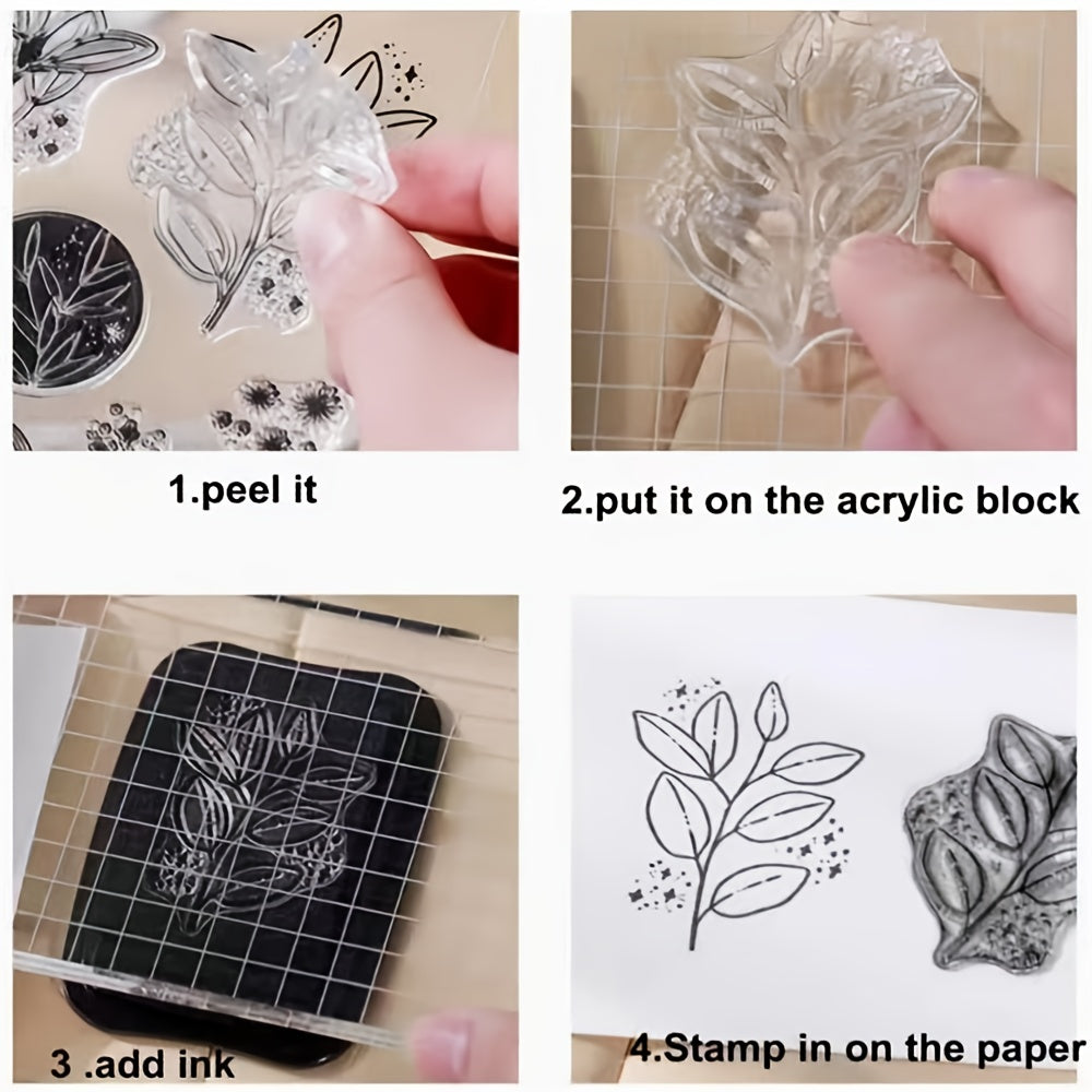English Words Transparent Stamps for Card Making Scrapbooking Arts Crafts