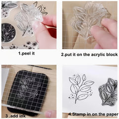English Words Transparent Stamps for Card Making Scrapbooking Arts Crafts