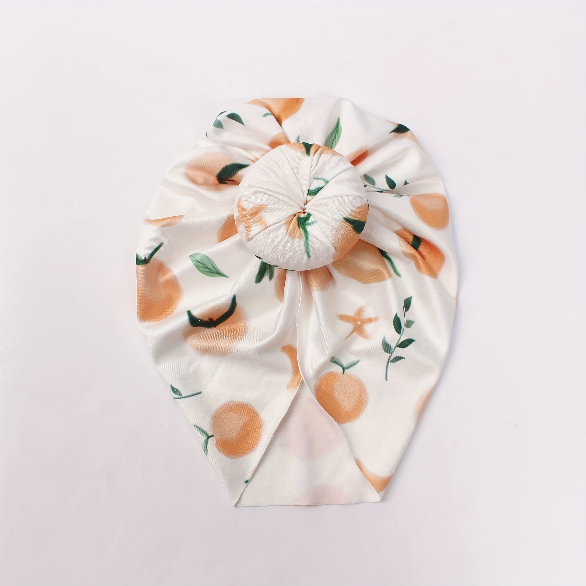 Donuts Baby Bandanas Hat With Flower Print