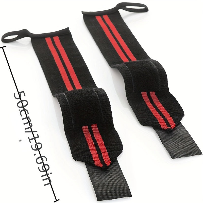 Weightlifting Wrist Wraps Strength Training Gear with Thumb Loops