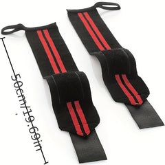 Weightlifting Wrist Wraps Strength Training Gear with Thumb Loops