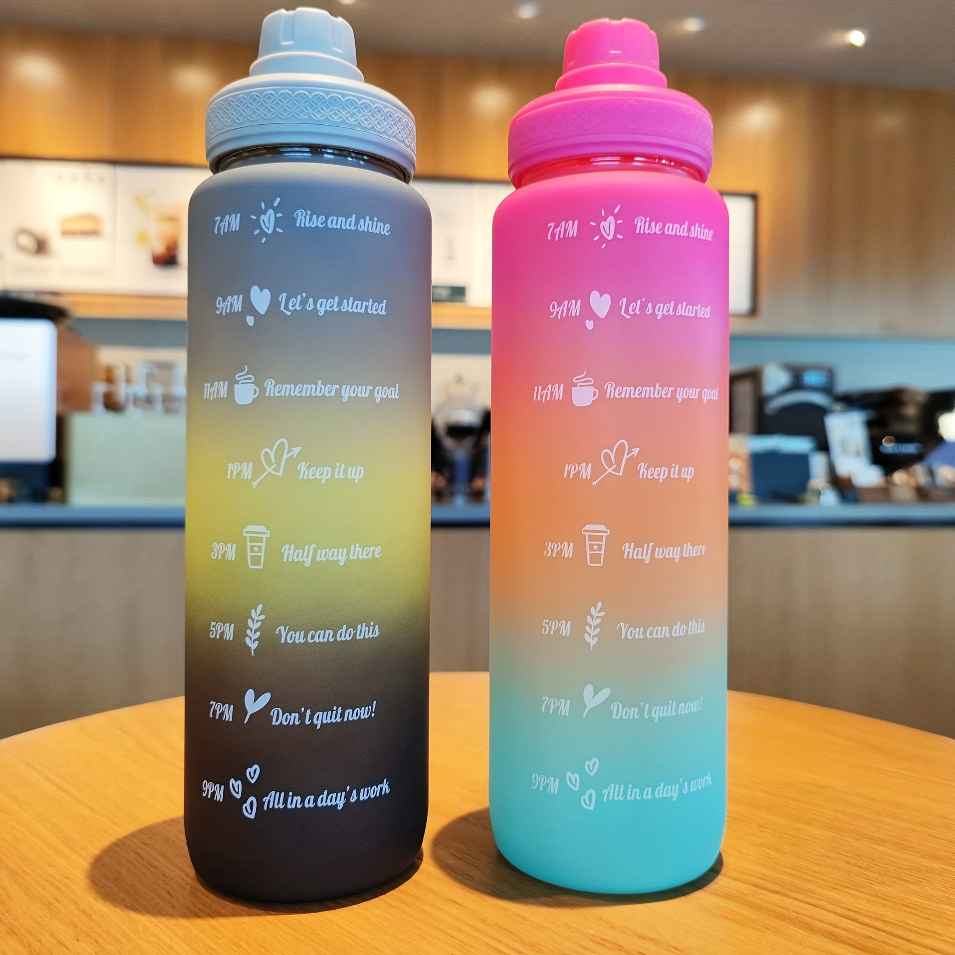 Gradient Sports Water Bottle Large Capacity Handle for Outdoor Travel