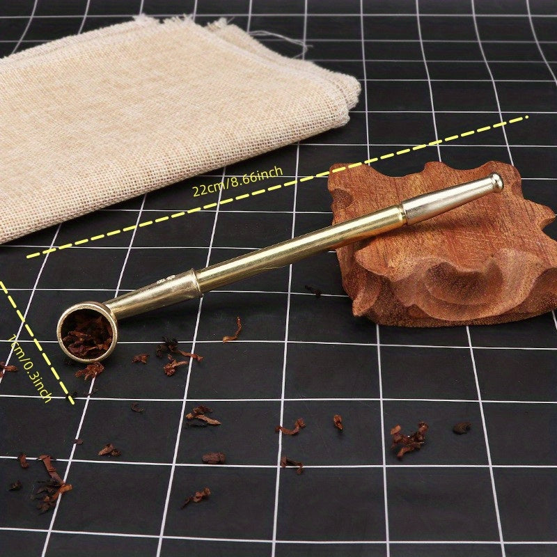 Mini Retractable Dry Tobacco Rod Alloy Dual use Tobacco Pouch