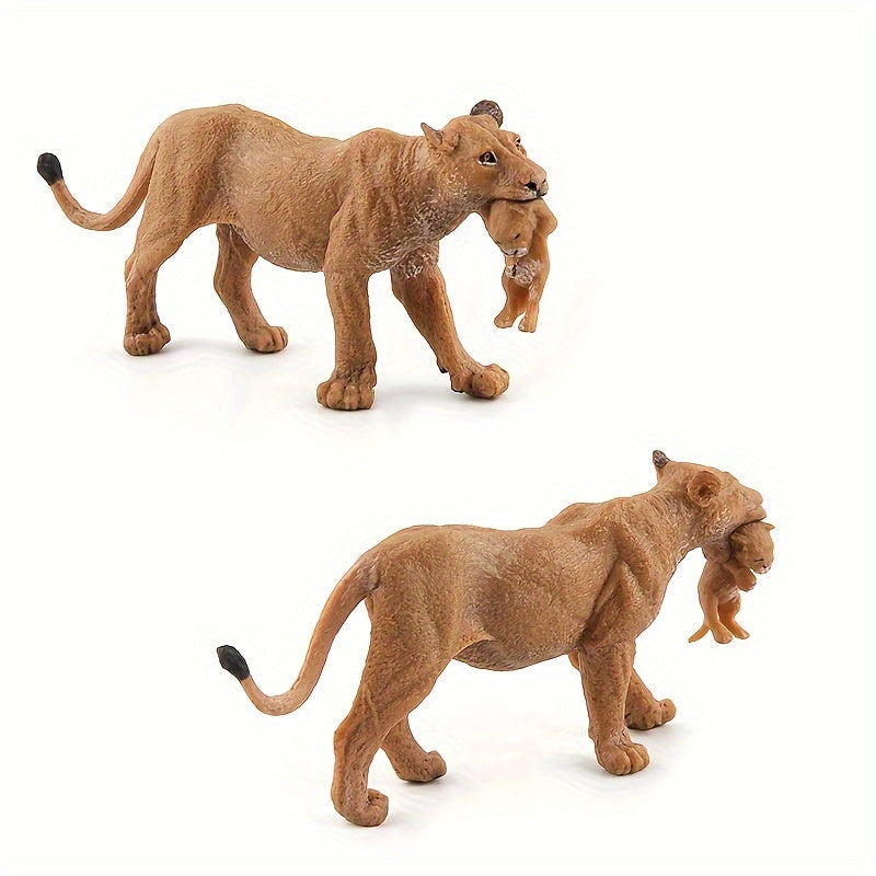 Realistic Lion Model Animal Model Toys Desktop Display Garden Display