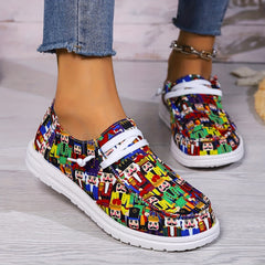 Nutcracker Cartoon Pattern Outdoor Skateboarding Shoes