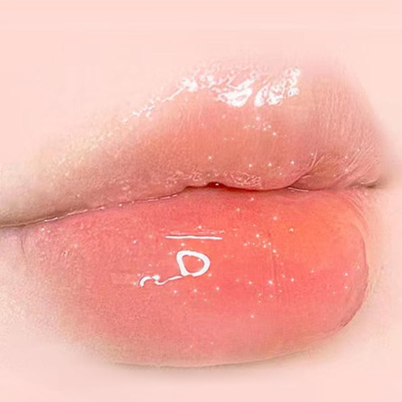Colorful Lip Gloss Dewy Finish Sparkle Light Hydrating Plumping Lip Balm