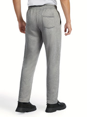 Men's Warm Plush Sweatpants for Autumn Winter