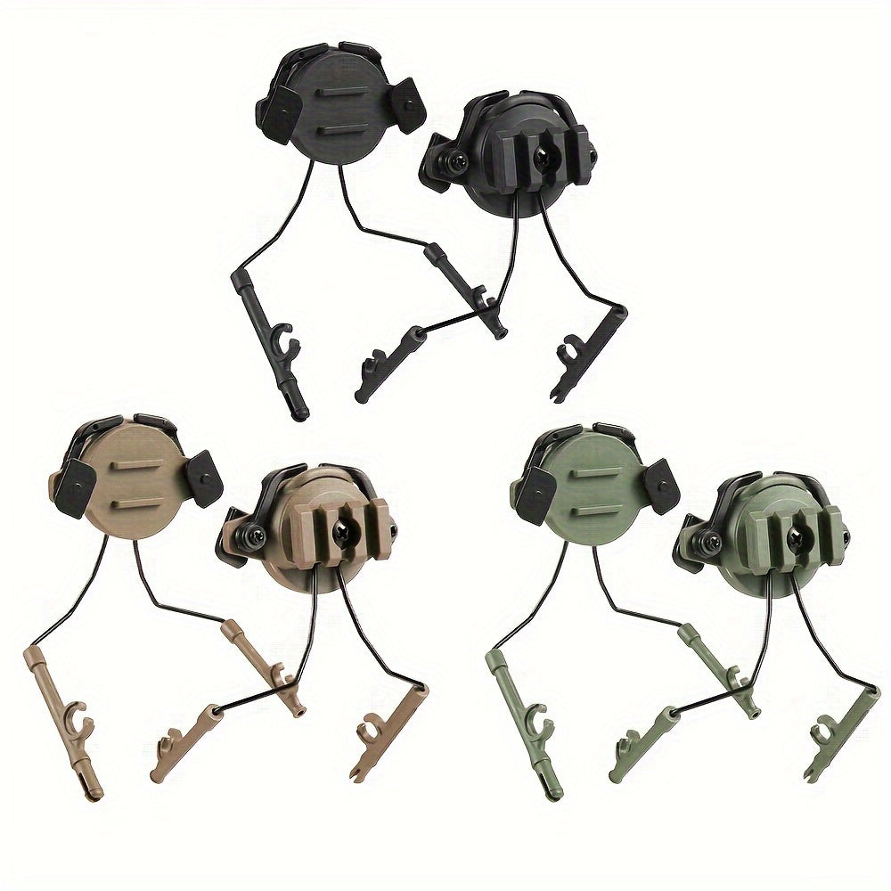 Fast Rail Mounts Headset Rail Adapter Helmet Holder Set