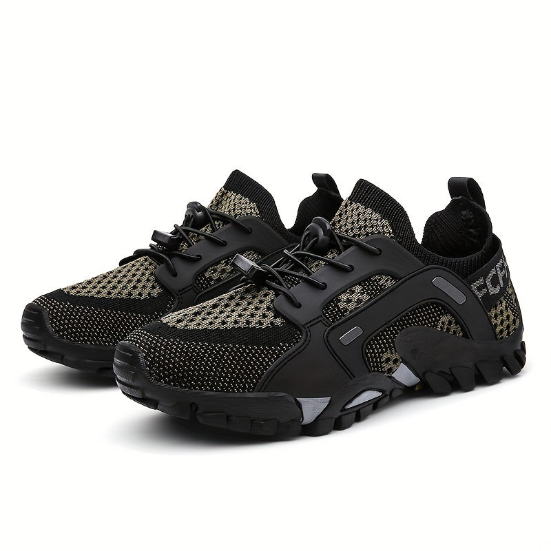 Men's Quick Drying Water Shoes Knitted Breathable Beach Aqua Shoes