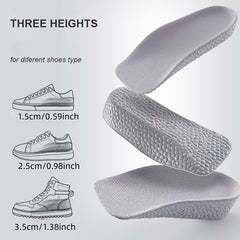 Invisible Height Increase Insoles Arch Support For Men Women