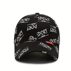 Sports Graffiti Unisex Baseball Cap Hip Hop Print Casual Dad Hats Adjustable
