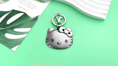 Kitty Large Pendant Keyring Exaggerated Style Animation Peripherals For Car
