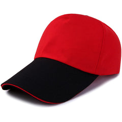 Block Baseball Cap Sunscreen Caps For Women Men Unisex Casual Streetwear Hat