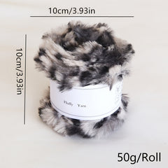 1pc Fur Yarn Ball Faux Mink Fur Yarn for DIY Knitting Crocheting Hat Scarf Purse