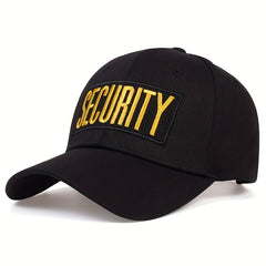 Security Pattern Baseball Cap for Men, Ideal for Outdoor Activities in Spring