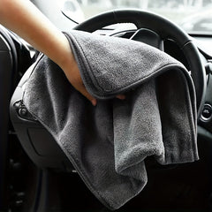 Car Wash Towel Microfiber Double-sided Short Velvet Waxing Rag