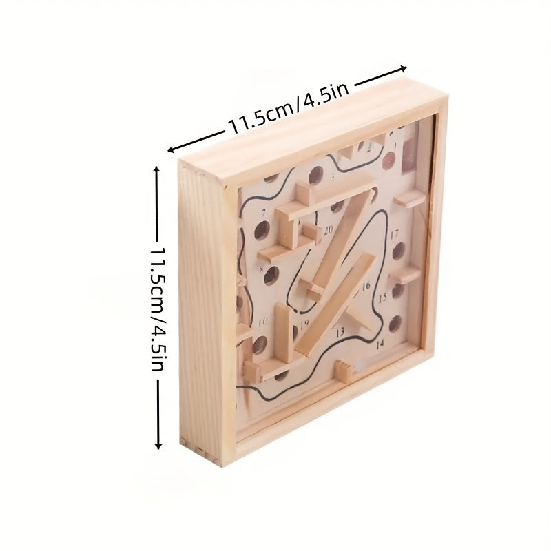 Wooden Hand Eye Coordination Maze for Focus & Balance Art