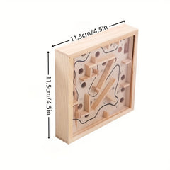 Wooden Hand Eye Coordination Maze for Focus & Balance Art