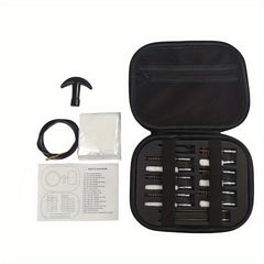 Portable Heavy Duty Cleaning Kit Rod Brass Bristles Brush Set