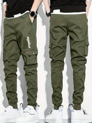 Cargo Work Pants Outdoor Loose Casual Solid Men's Pants