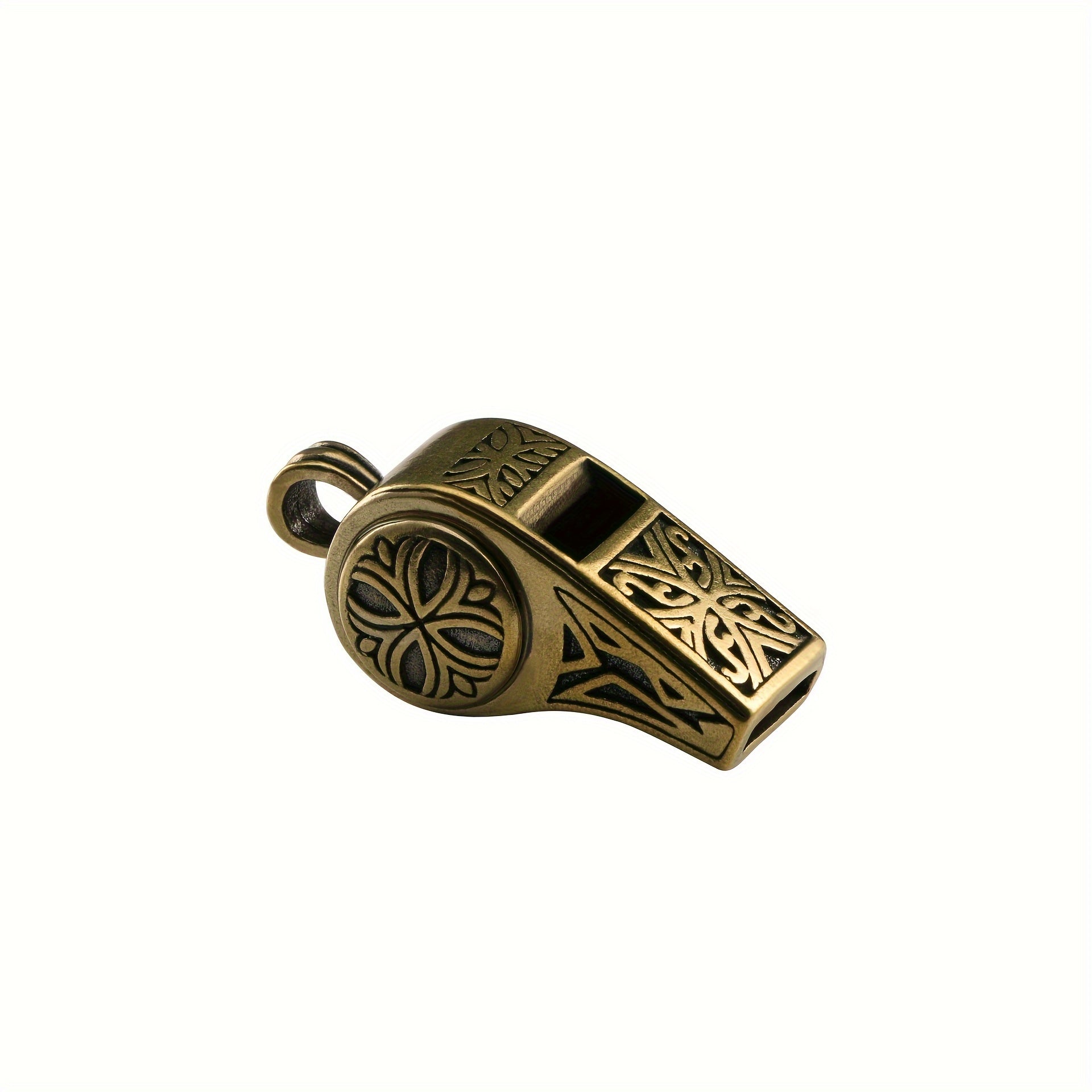 Pure Copper Cross Whistle Outdoor Survival Tool Whistle