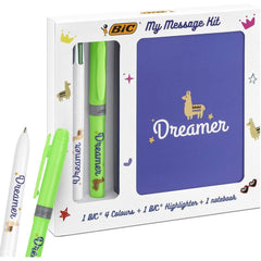 BIC Intensity Felt Tip & Conte Colouring Pencils Kit for School