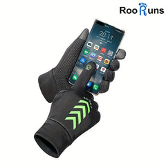 Waterproof Fleece-lined Winter Cycling Gloves Touch Screen Outdoor Men's