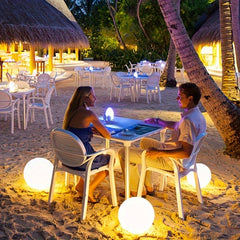 Remote Control LED Light Up Beach Balls - Set of 16