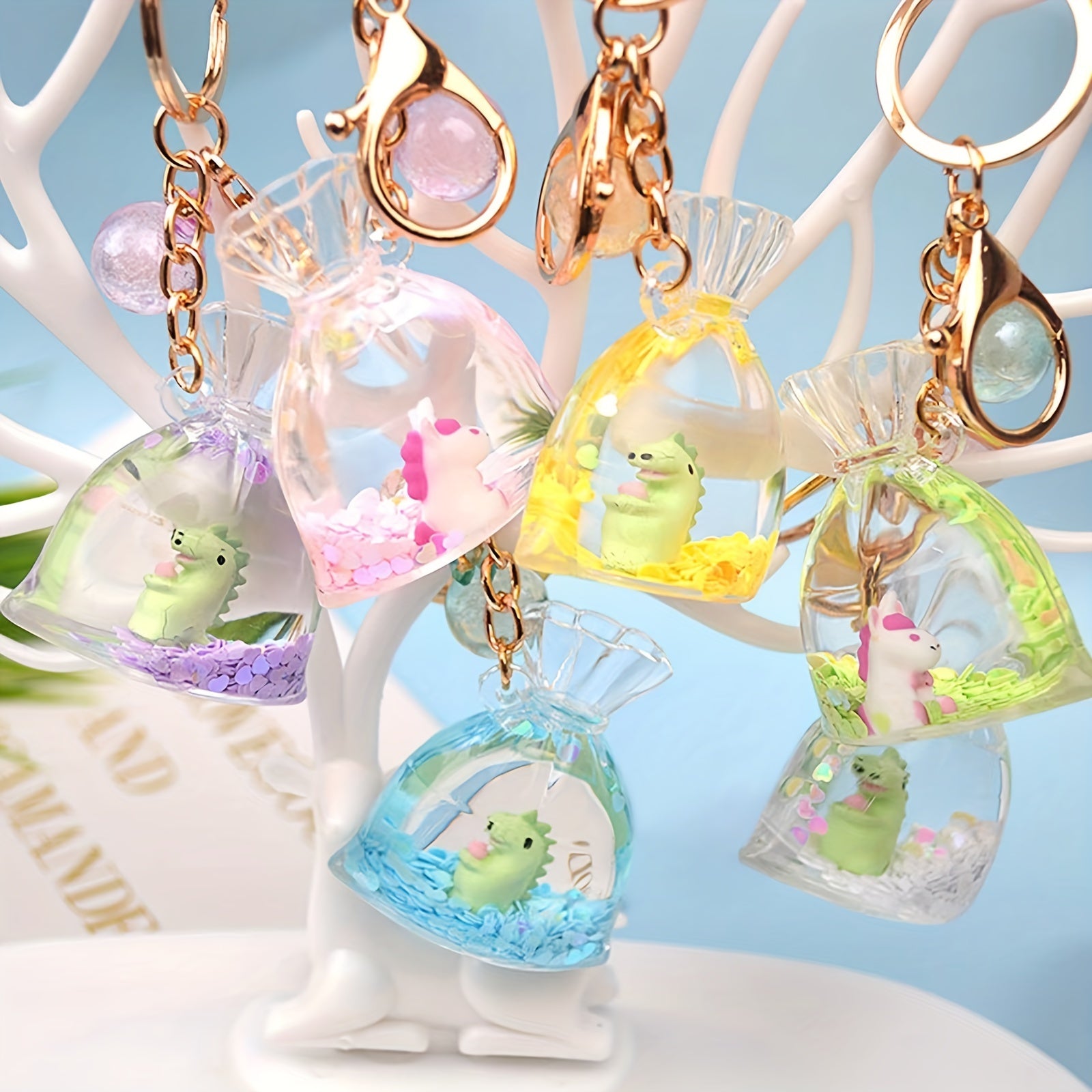 Quicksand Epoxy Resin Silicone Mold for Keychain Pendant DIY Jewelry