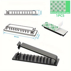 Silicone Cable Clip Management Sleeve Wire Organizer