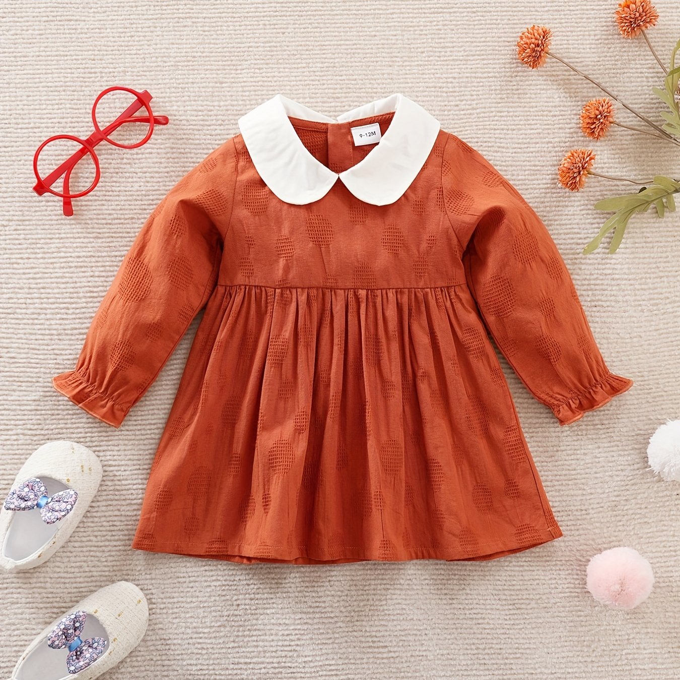 Long Sleeve Baby Girls Dress Casual Spring And Autumn Clothes