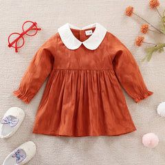 Long Sleeve Baby Girls Dress Casual Spring And Autumn Clothes