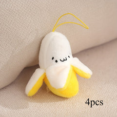 4pcs Banana Plush Toys Soft & Skinned - Homecoming Birthday Gift