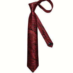 Men's Tie Paisley Wedding Tie For Men Set