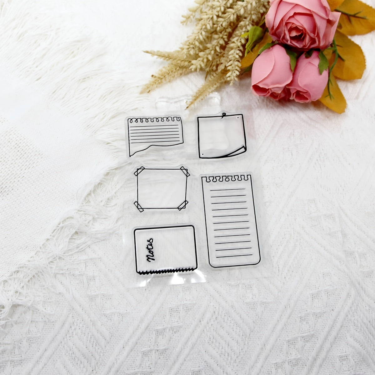 Transparent Silicone Stamps for DIY Scrapbooking & Crafts
